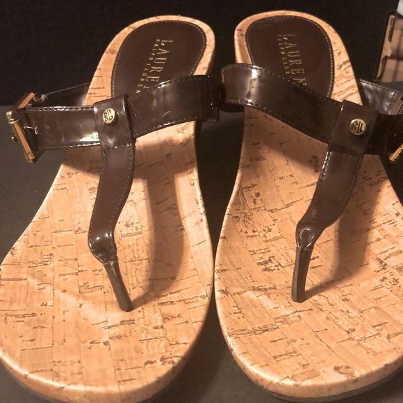 Shoes - Lauren Ralph Lauren wedge sandals
